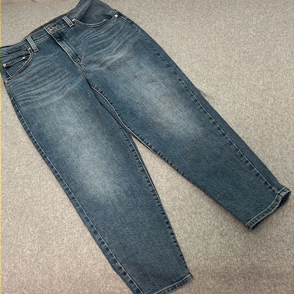 Womens Levis Silvertab Jeans Size 28 Tapered High Rise Relaxed Baggy Mom